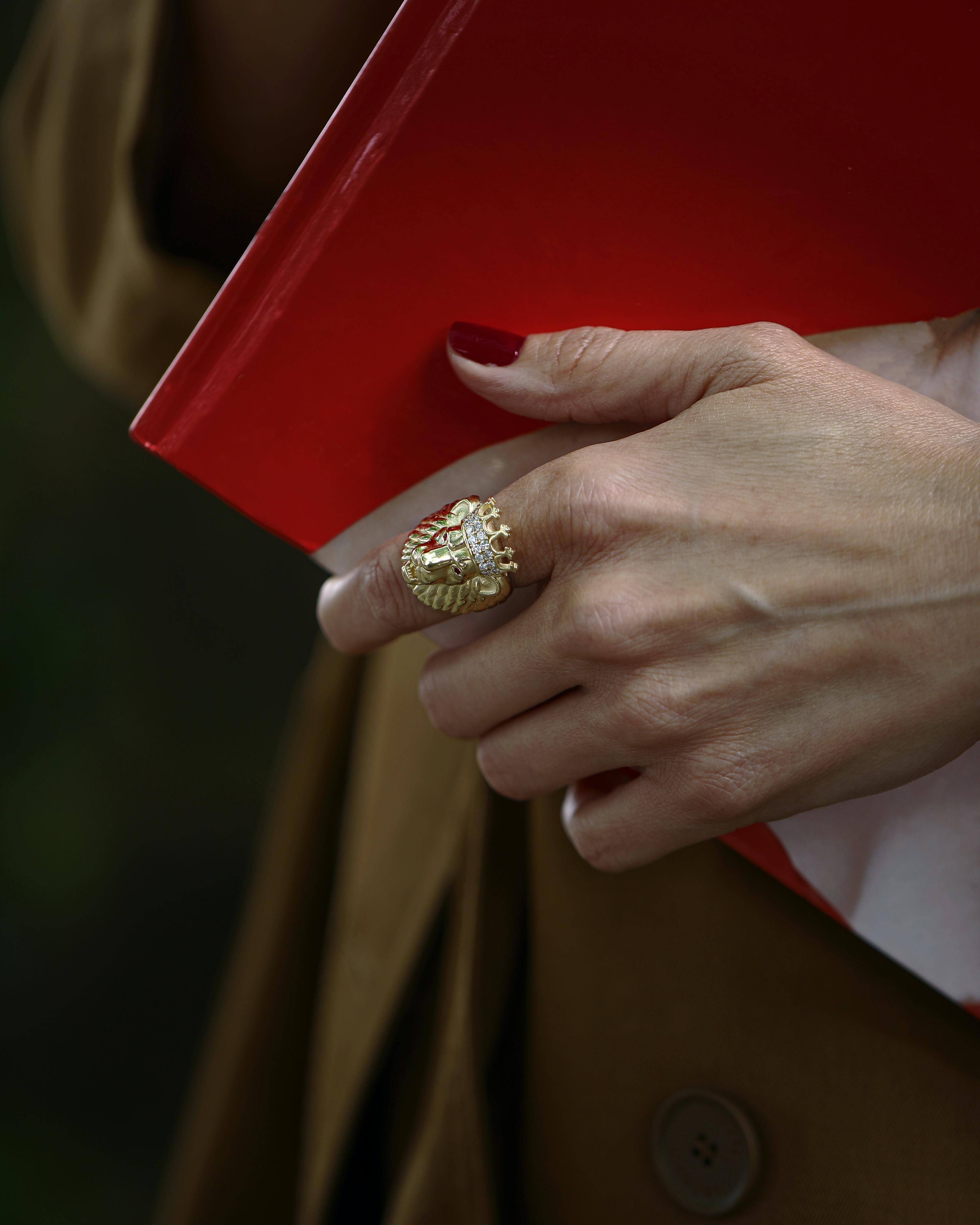【wingbling】14k Evgenia Rough Diamond Ring キム ソウン着用 wingbling】14k Evgenia Rough Diamond Ring キム ソウン着用