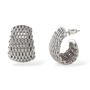 BONDED SILVER EARRINGS